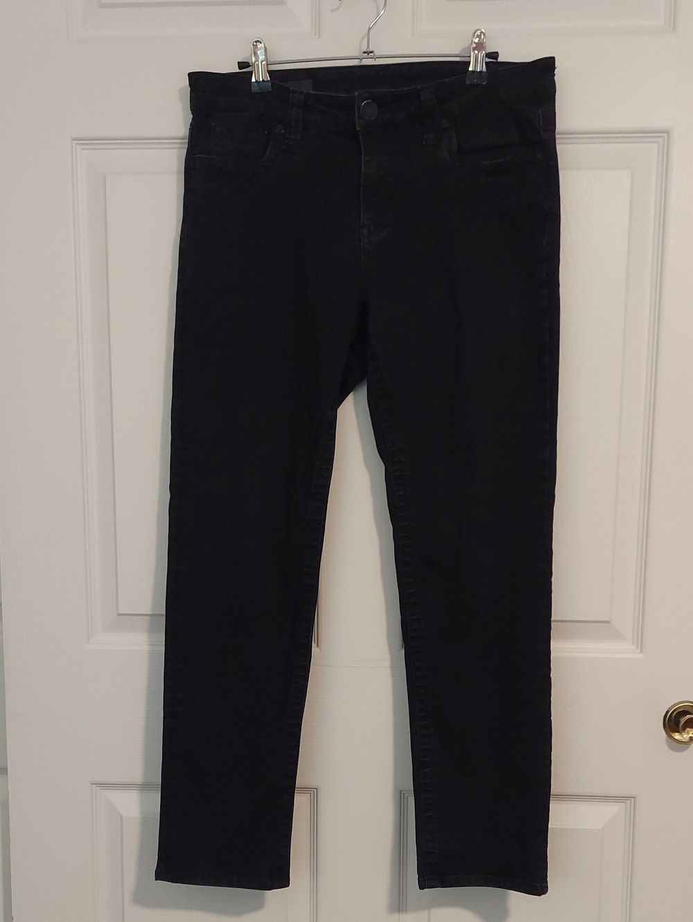 Kut from the Kloth Black Skinny Jeans Women's Size 10 Stretch